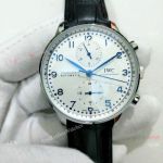 IWC Portuguese Rattrapante SS White Dial Watch - Automatic Movement_th.jpg